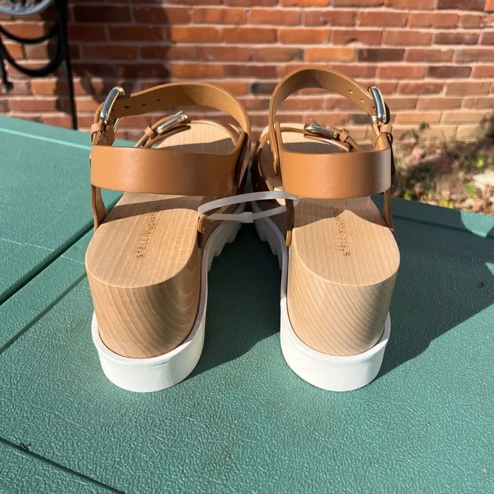 Stella McCartney Elyse Wedge Platform Sandals NWT